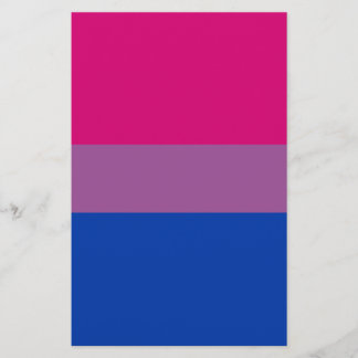 Flyer Bandera de orgullo bisexual