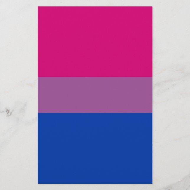 Flyer Bandera de orgullo bisexual (Frente)