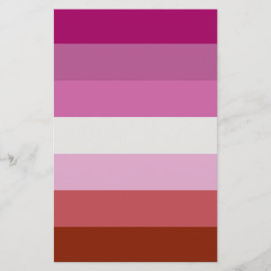 Flyer Bandera de orgullo lésbico LGBTQ