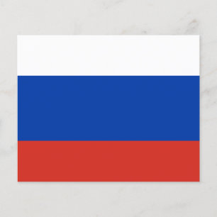 Flyer Bandera de Rusia - Флаг России - Триколор Trikolor