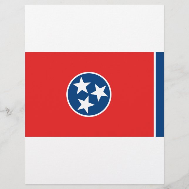 Flyer Bandera de Tennessee (Frente)