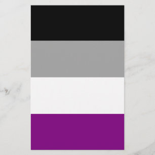 Flyer Bandera del Orgullo Asexual