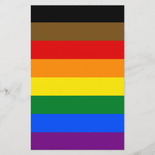 Flyer Bandera del Orgullo Filadelfia LGBTQ