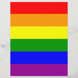 Flyer Bandera del Orgullo Gay Arcoíris