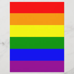 Flyer Bandera del Orgullo Gay Arcoíris