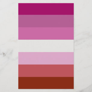 Flyer Bandera del Orgullo Lésbico
