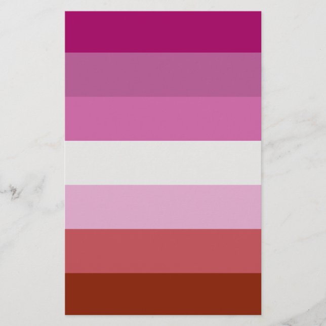 Flyer Bandera del Orgullo Lésbico (Frente)