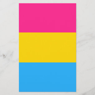 Flyer Bandera del orgullo pansexual LGBTQ