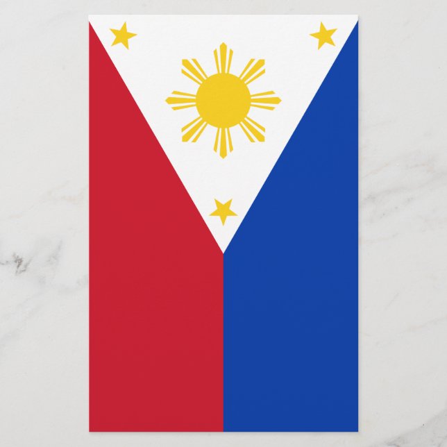 Flyer Bandera filipina de Filipinas (Frente)