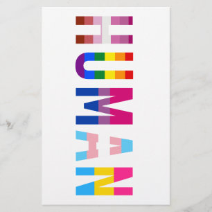 Flyer Bandera LGBT Humana Mes del Orgullo Gay Transexual