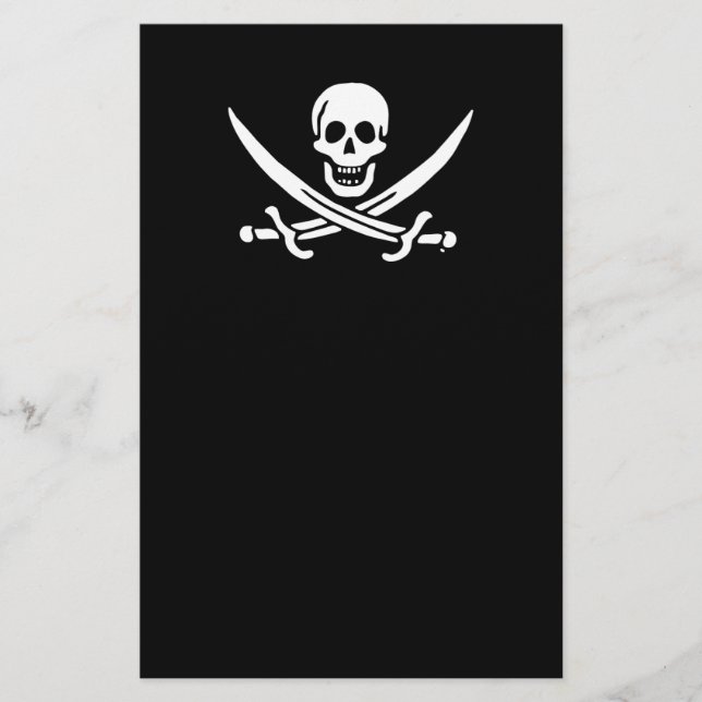 Flyer Bandera pirata de Jolly roger (Frente)