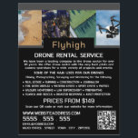 Flyer Banner de Drone Collage, empresa de alquiler de dr<br><div class="desc">Banner De Collage De Drones,  Volantes De Publicidad De La Compañía De Alquiler De Drones Por La Tienda De Tarjetas De Negocios.</div>