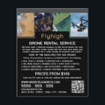 Flyer Banner de Drone Collage, empresa de alquiler de dr<br><div class="desc">Banner De Collage De Drones,  Volantes De Publicidad De La Compañía De Alquiler De Drones Por La Tienda De Tarjetas De Negocios.</div>