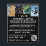 Flyer Banner de Drone Collage, empresa de alquiler de dr<br><div class="desc">Banner De Collage De Drones,  Volantes De Publicidad De La Compañía De Alquiler De Drones Por La Tienda De Tarjetas De Negocios.</div>