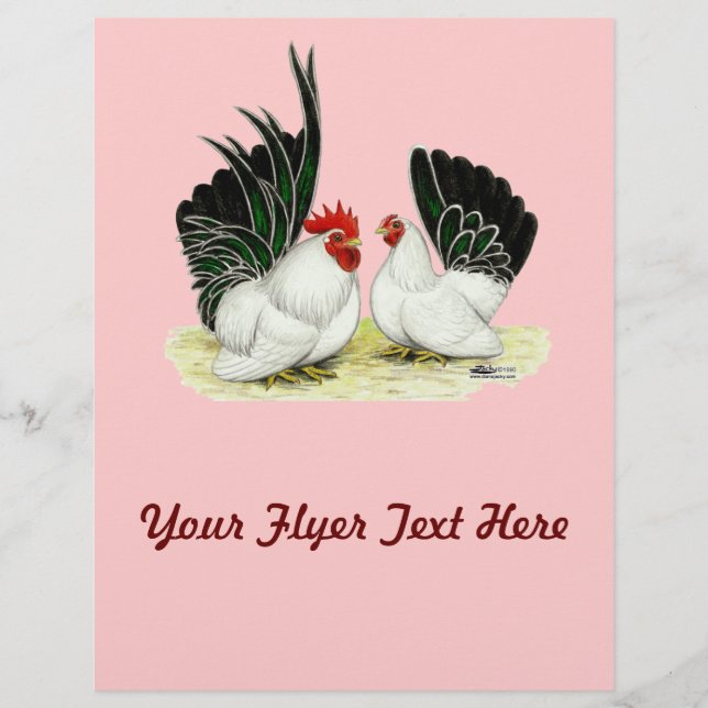 Flyer Bantemas de cola negra japonesa (Frente)