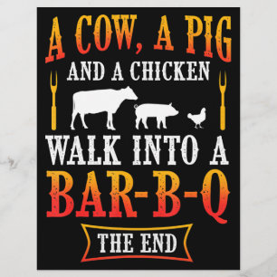 Flyer Barbacoa   Barbacoa Bbq Chiste Regalo Grill Master