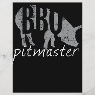 Flyer Barbacoa BBQ Pitmaster Pig Grill Fars