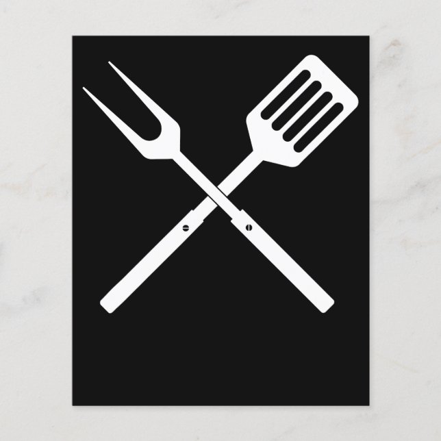 Flyer Barbacoa | BBQ Utensils novedad BBQ Grill Tools (Frente)