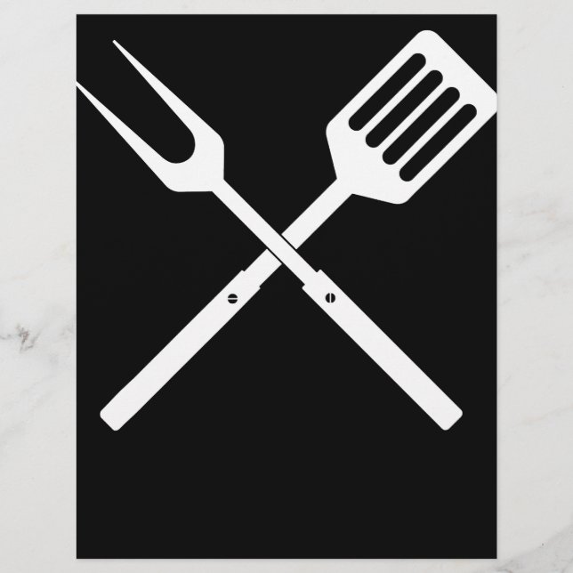 Flyer Barbacoa | BBQ Utensils novedad BBQ Grill Tools (Frente)