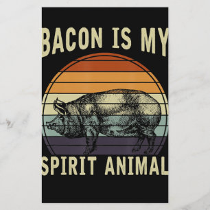 Flyer Barbacoa El bacon es mi animal espiritual