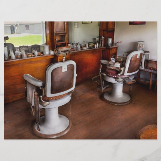 Flyer Barber - El Estilista del Cabello (Frente)