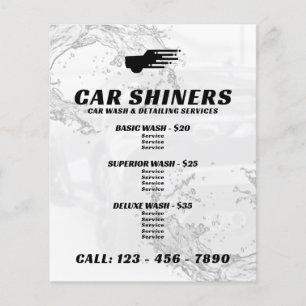 Flyer Basado en el logotipo de automoción