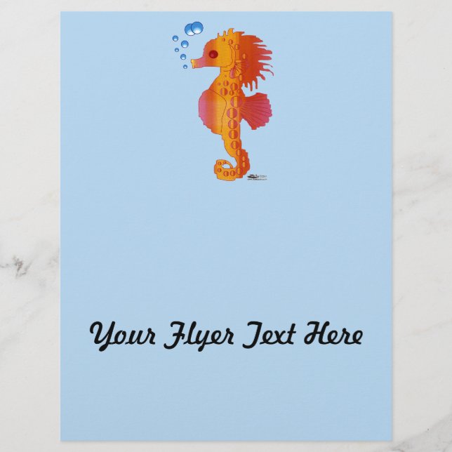 Flyer Bebé de caballito de mar (Frente)