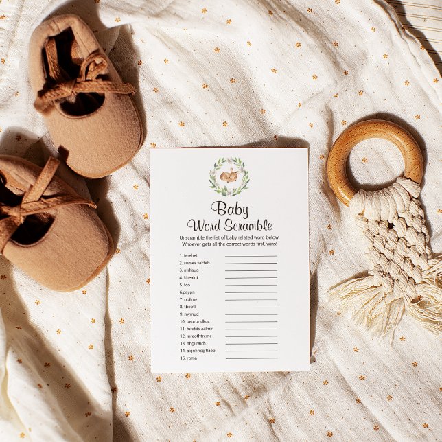 Flyer Bebé de ciervo con duelo floral Reino Unido juego  (Subido por el creador)