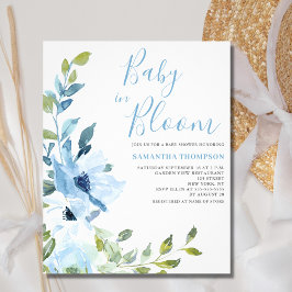 Flyer Bebé Presupuestario En La Invitación A La Ducha Fl