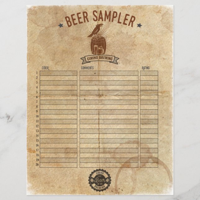Flyer Beer Sampler (Frente)