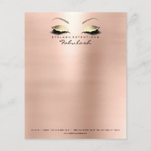 Flyer Belleza Flores Skinny Flechas Estilistas Flores