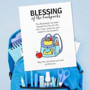 Flyer Bendición de las mochilas