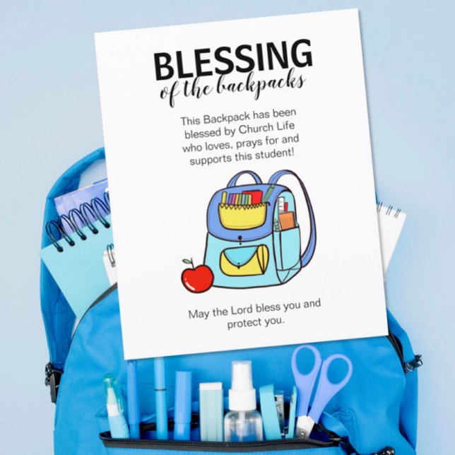Flyer Bendición de las mochilas  (Subido por el creador)