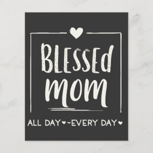 Flyer Bendita Mamá todo el día Día de la Madre diario