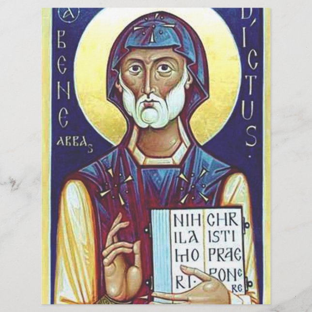Flyer Benedicto de Nursia (Frente)