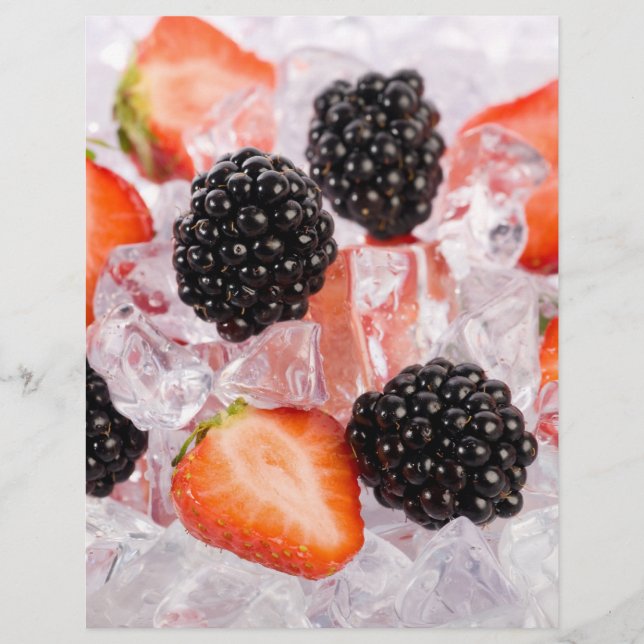 Flyer Berries en el hielo (Frente)