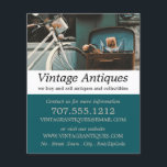 Flyer Bicicleta de época, concesionario de antigüedades,<br><div class="desc">Bicicleta Vintage,  Volantes De Publicidad Antiguo/Tienda Por La Tienda De Tarjetas De Negocios.</div>