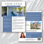 Flyer Bienes Raíces Mayo Boletín Promocional Agricultura<br><div class="desc">Este boletín de marketing inmobiliario HOME STYLE aumentará la conciencia de su marca y generará nuevos clientes potenciales. El diseño moderno atraerá la atención de sus clientes potenciales y les hará saber que usted es el agente inmobiliario amable y bien informado.</div>