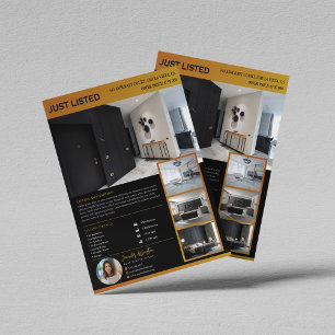 Flyer Bienes Raíces Modernos   Propiedad de Lujo 