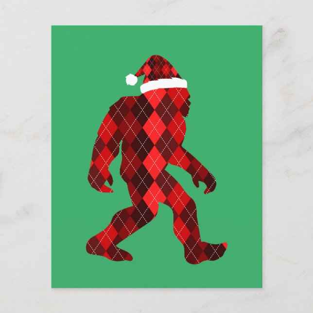 Flyer Bigfoot Navidad - Divertida Navidad  (Frente)