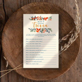 Flyer Blogueando el juego de la novia y la trivialidad d