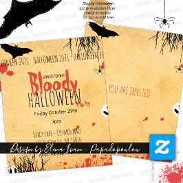 Flyer Bloody Halloween
