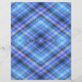 Flyer Blue Argyle Bulk Scrapbook Paper Pages