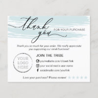 Blue Modern Online Store Small Business Gracias