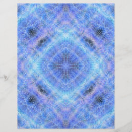 Flyer Blue Serene Gardens Bulk Scrapbook Paper Pages