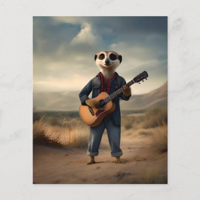 Flyer Blues del Desierto: Un mermelada de guitarra denim (Frente)