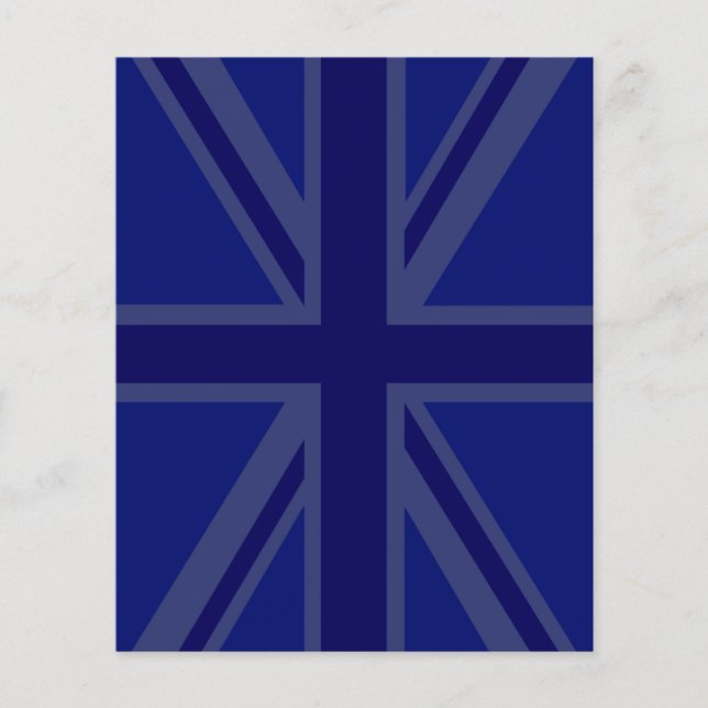 Flyer Blues for a Union Jack British Flag (Frente)