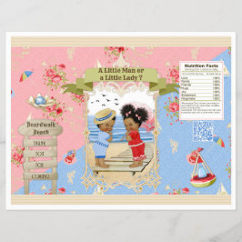 Flyer Boardwalk Victoriana Beach Gender Revelar Chip Bag