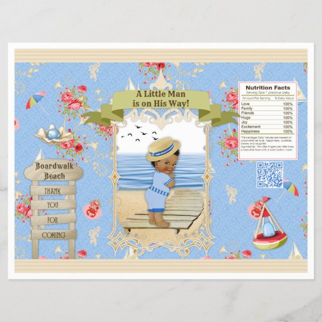 Flyer Boardwalk Victoriana Beach Summer Chip Bag (Frente)