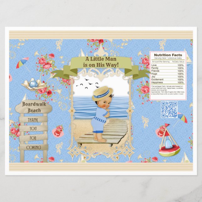 Flyer Boardwalk Victoriana Beach Summer Chip Bag (Frente)